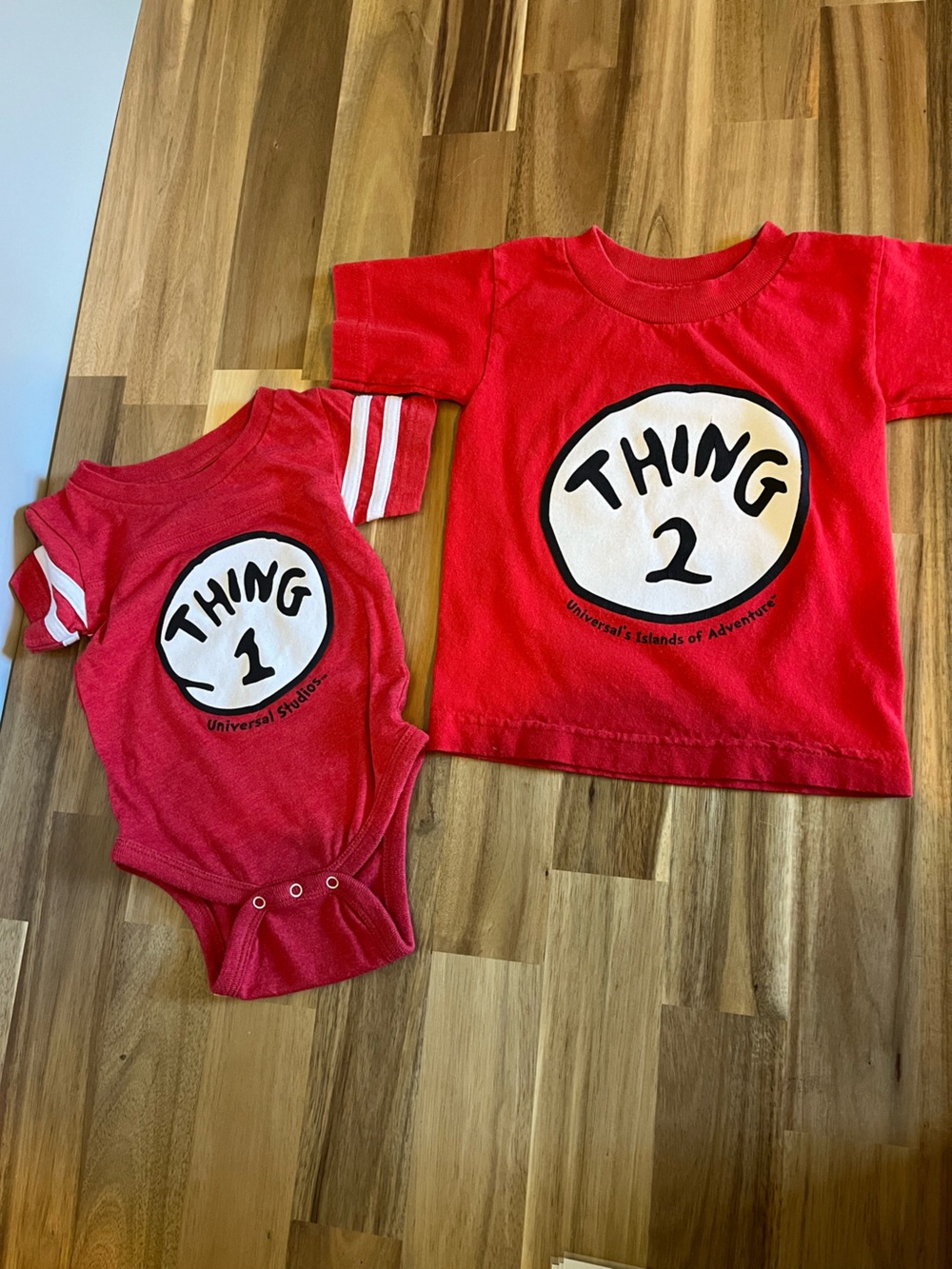 Thing one and thing two shirts
